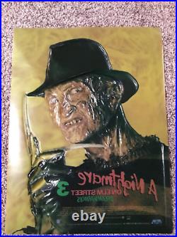 Rare Freddy Krueger Nightmare On Elm Street 3 Dream Warriors 3D Lightbox Picture