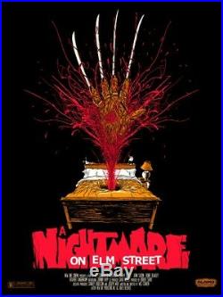 Rare Mondo A Nightmare On Elm Street Alex Pardee 16x24 New