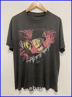 Rare Vtg 80's Freddy Krueger Nightmare On Elm Street 3 Horror Movie Thin T-shirt