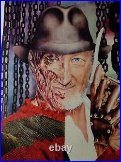 Robert Englund As Freddy Krueger Rare Topenga Print A Nightmare On Elm Street