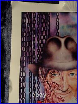 Robert Englund As Freddy Krueger Rare Topenga Print A Nightmare On Elm Street
