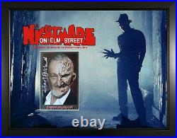 Robert Englund Nightmare On Elm Street Custom Framed Signed Photo Display