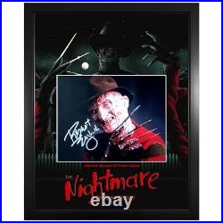 Robert Englund Nightmare On Elm Street Custom Framed Signed Photo Display COA