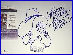 Robert Englund Nightmare On Elm Street Signed Sketch JSA COA