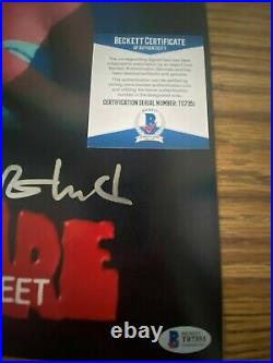 Robert Englund Signed 12x18 Photo Kreddy Krueger Nightmare on Elm Street BAS