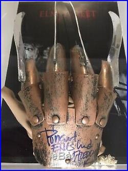 Robert Englund Signed Freddy Krueger Nightmare On ELM Street Glove In Display