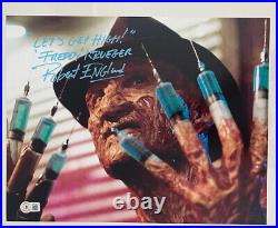 Robert Englund Signed Nightmare On Elm Street Freddy 11x14 Photo Bas Beckett 2