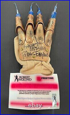 Robert Englund Signed Nightmare On Elm Street Freddy Krueger SYRINGE Glove COA