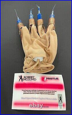 Robert Englund Signed Nightmare On Elm Street Freddy Krueger SYRINGE Glove COA