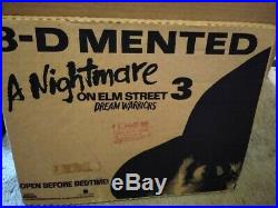 Robert Englund Signed Nightmare on Elm Street 3 Light Box 3D Sign Freddy Krueger