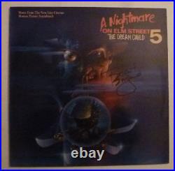 Robert Englund Signed Nightmare on Elm Street 5 12 Album Cover Vinyl AFTAL