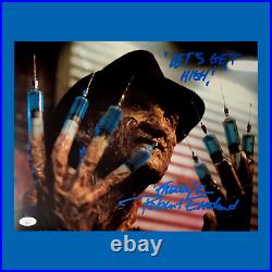 Robert Englund Signed Photo Freddy Krueger Nightmare on Elm Street JSA COA 737