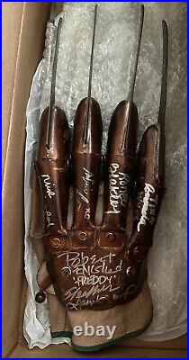 Robert Englund cast signed freddy krueger glove Nightmare On Elm Street