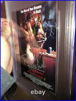 Robert englund signed Freddy Krueger A Nightmare On Elm Street Psa/dna Genuine