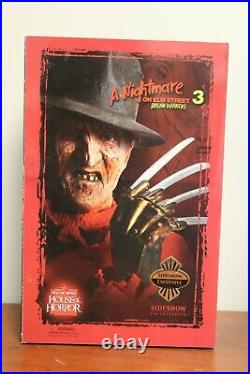 SIDESHOW EXCLUSIVE NIGHTMARE ON ELM STREET 3 Freddy Signed Englund JSA