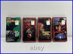 Sealed New 4 Lot VHS Horror Movie Wes Craven's A Nightmare On Elm Street Party