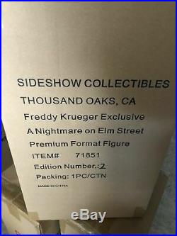 Sideshow Exclusive Nightmare On Elm Street Freddy Krueger Premium Format