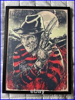Signed Freddy Krueger Sold Out Godmachine Nightmare on Elm Street Robert Englund