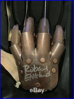 Signed Robert Englund Freddie Krueger Nightmare On Elm Street Supreme Glove
