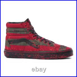 Size 13 Vans X Horror Nightmare On Elm Street SK8-Hi Freddy Krueger Mens Shoes