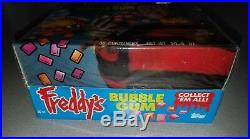 Topps 1988 Freddy's Bubble Gum Freddy Krueger Nightmare On Elm Street Sealed Box