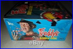 Topps 1988 Freddy's Bubble Gum Freddy Krueger Nightmare On Elm Street Sealed Box