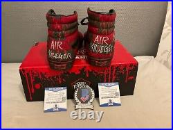 Vans Nightmare On Elm Street UK Size 9.5. SIGNED ROBERT ENGLUND! SK8-Hi Unisex