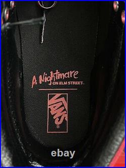 Vans X Horror Nightmare On Elm Street SK8-Hi Freddy Krueger Size 11.5 In Hand