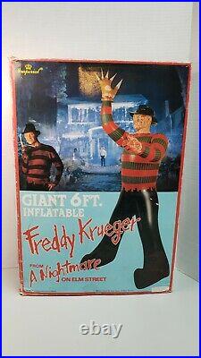 Vintage 1984 Freddy Krueger Nightmare On Elm Street 6 Ft. Inflatable