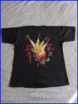 Vintage 1985 Nightmare On Elm Street Freddy Krueger Movie Promo Horror Shirt