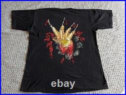 Vintage 1985 Nightmare On Elm Street Freddy Krueger Movie Promo Horror Shirt