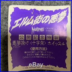 Vintage 1986 JAPAN Herald A Nightmare on Elm Street Promo Cross Whistle RARE L04
