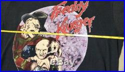Vintage-1989 USA Made T Shirt A Nightmare On Elm Street 5 Freddy Krueger Horror