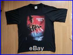 Vintage 1997 A Nightmare On Elm Street Freddy Krueger Movie Promo T-Shirt Sz XL