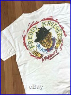 Vintage 80s Friday The 13th nightmare on elm street shirt ACTIVE SPORTSWEAR F/S