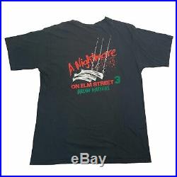 Vintage A Nightmare On Elm Street 3 Dream Warriors T-Shirt Horror Promo 1990's
