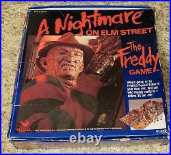 Vintage Complete 1989 Nightmare on Elm Street The Freddy Krueger Board Game Rare