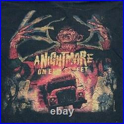 Vintage FEA Medium Black 17 Chest Horror Film T-Shirt Nightmare on Elm Street