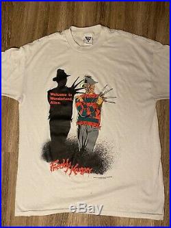 Vintage Freddy Krueger Nightmare On Elm Street Horror Shirt 80s Tee