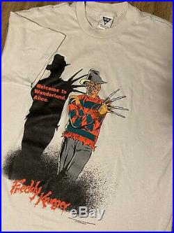 Vintage Freddy Krueger Nightmare On Elm Street Horror Shirt 80s Tee