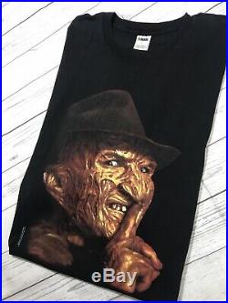 Vintage Freddy krueger T Shirt Mens Xl 1997 Nightmare On Elm Street Horror Vtg