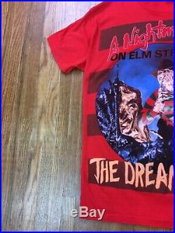 Vintage Nightmare On Elm Street Shirt Sz S Freddy Krueger Horror Movie T Promo