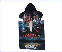 Vintage Nightmare On Elm Street Standee 3 Cardboard Cutout Promo Horror Movie