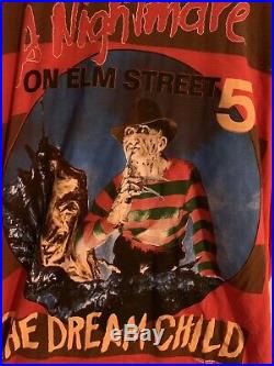 Vintage T Shirt A Nightmare On Elm Street Freddy Krueger Never Worn Rare