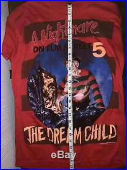 Vintage T Shirt A Nightmare On Elm Street Freddy Krueger Never Worn Rare Sz S L
