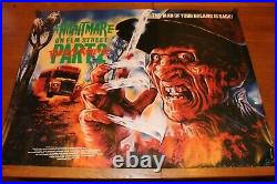 Vintage v. Collectable A Nightmare on Elm Street 2 UK Quad Poster 40x30 rolled