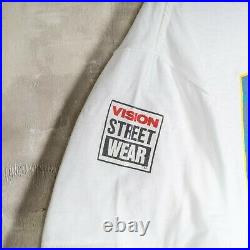Vision Skateboards A Nightmare On Elm Street 90s Vintage T-Shirt USA White Large