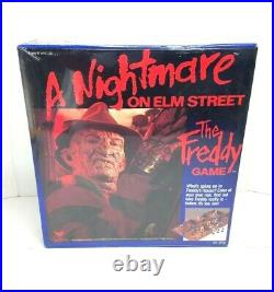 Vtg 1989 A Nightmare On Elm Street The Freddy Game Board Game #3700 RARE NIB