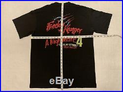 Vtg 80s 1988 Nightmare On Elm Street Freddy Krueger T-shirt Horror Movie Tee XL