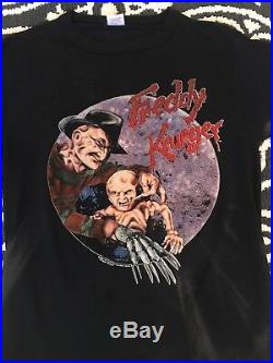 Vtg Nightmare On Elm Street 5 Dream Child Shirt Halloween Freddy Krueger Tee